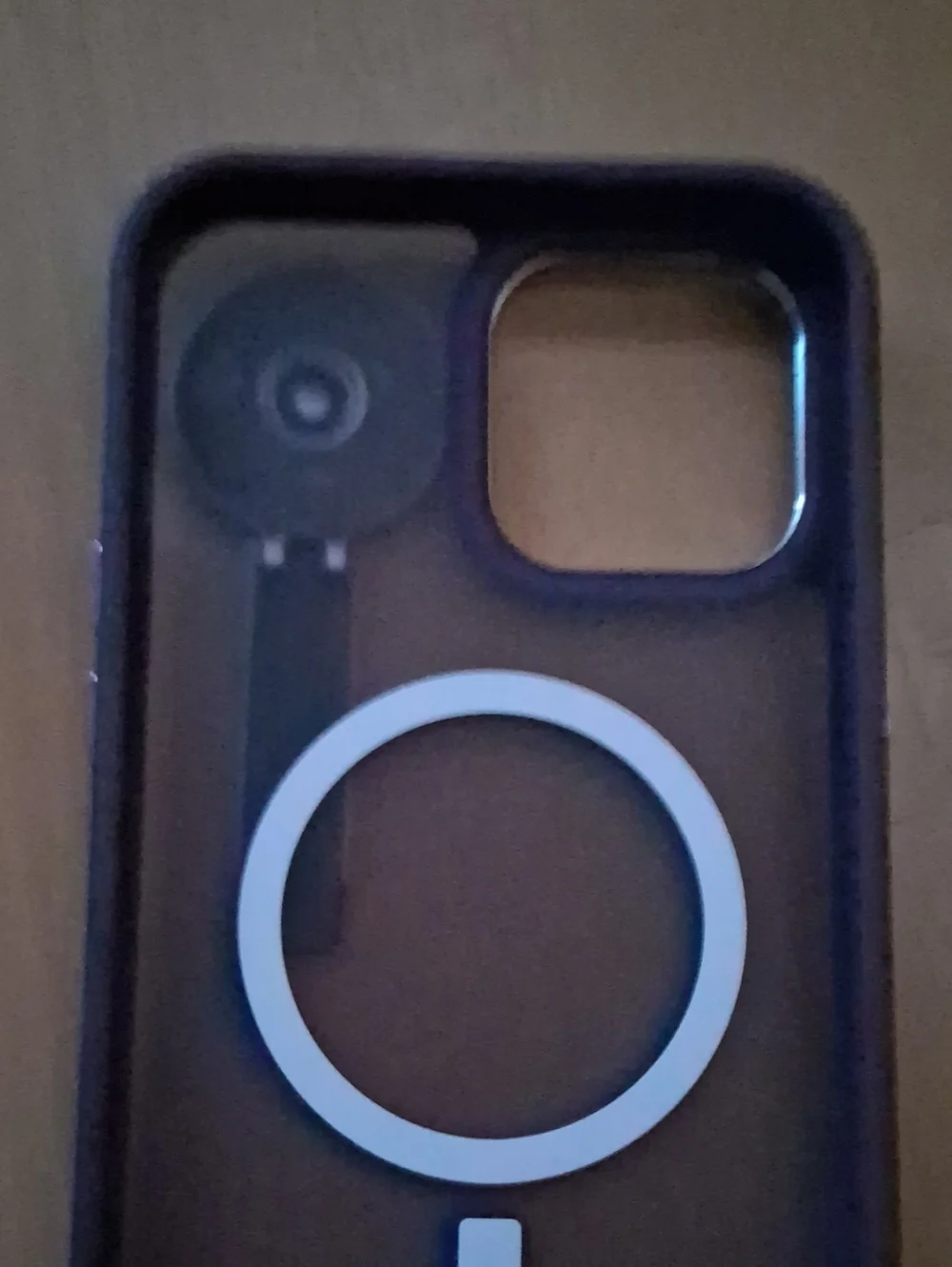 Purple MagSafe-Compatible iPhone Case with Clip Accessory 13.6/7 Size